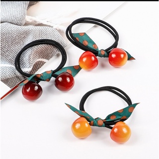 Dây cột tóc trái cherry xinh xắn