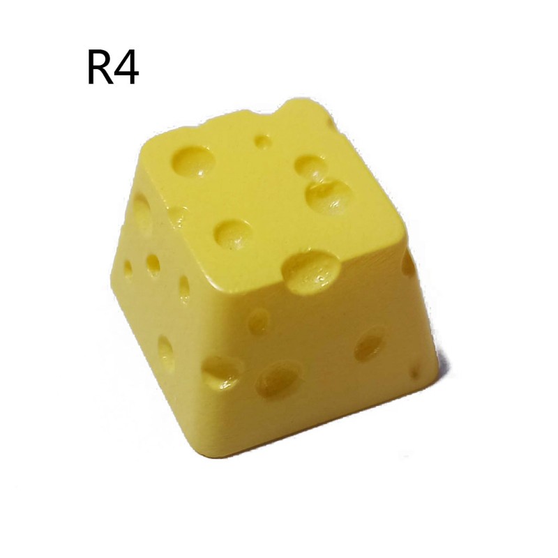 VIVI Cheese Cake KeyCaps Customized OEM R4 Profile Resin Keycap For Cherry Mx Switch