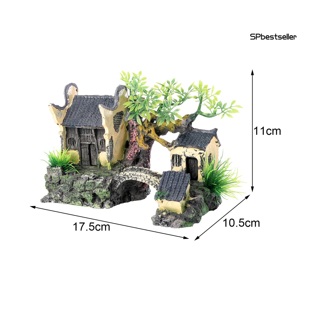 Mô Hình Hòn Non Bộ Bằng Nhựa Dùng Trang Trí Bể Cá