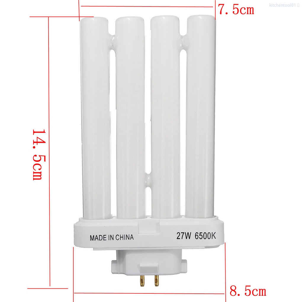 Bóng đèn LED 4 chấu 27EX-N 27W 6500K giúp tiết kiệm năng lượng