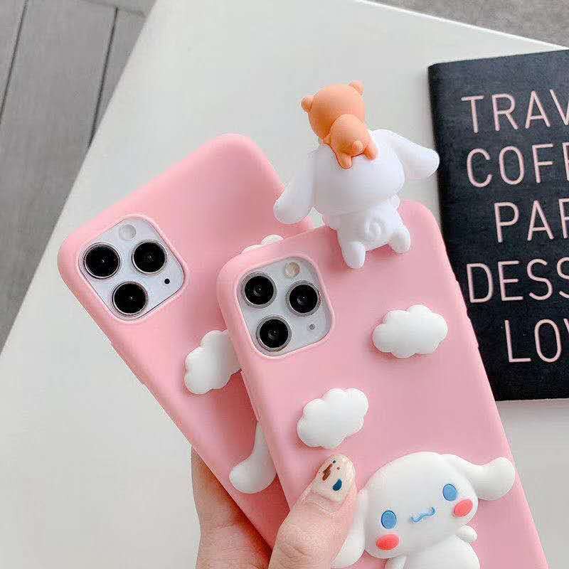 Vivo Y11 Y17 Y15 2020 Y12 V9 V11i V11 V15 Pro Y91 Y81 i Y91C Y19 Y50 Y30 U10 Case Soft Cinnamoroll Papa Cute