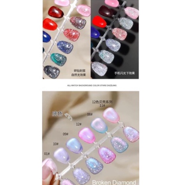 Top nhũ flash ánh 7 màu