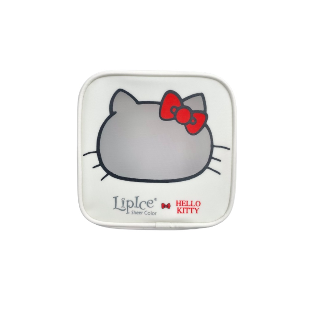 [QUÀ TẶNG] Túi đựng mỹ phẩm LipIce Sheer Color Hello Kitty đáng yêu 2022