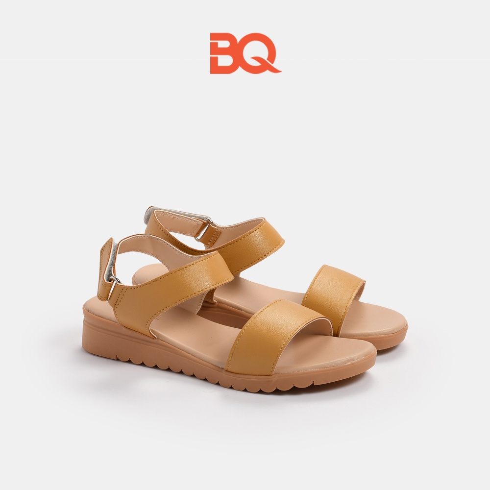 Giày sandal nữ đi học quai ngang đế bằng cao 3 phân SD BQ15