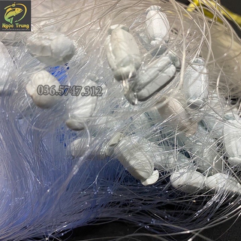 Lưới đánh cá, bắt cá chép ao hồ, cao 1m5 dài 75cm mác thuyền buồm vàng