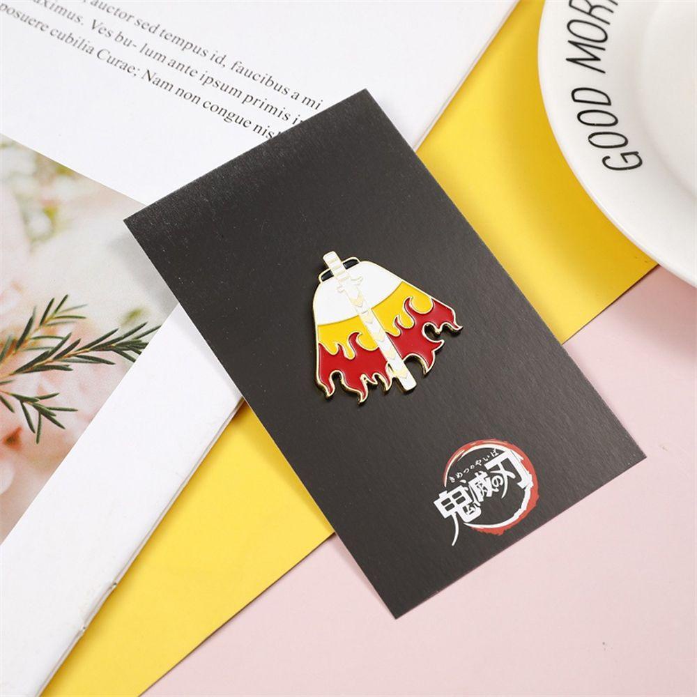 USNOW Ghim Cài Áo Kim Loại Hình Anime Demon Slayer