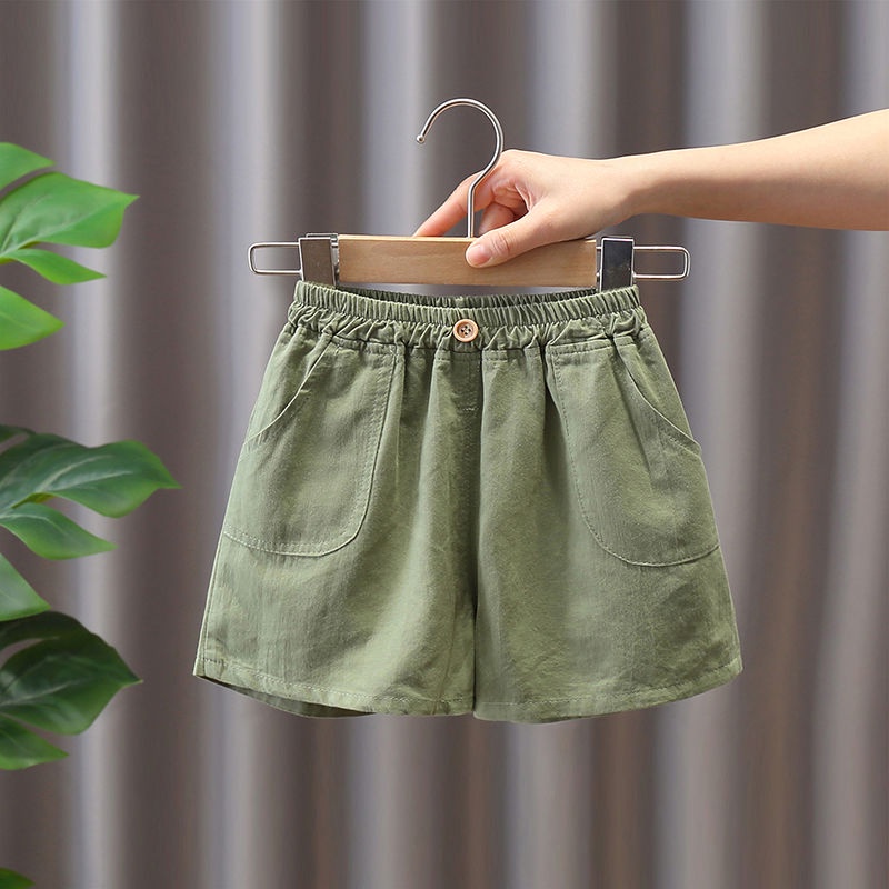 Quần Short Cotton Trơn Mỏng Phong Cách Nhật Hàn Thời Trang Mùa Hè Mới 2022 Cho Bé Trai