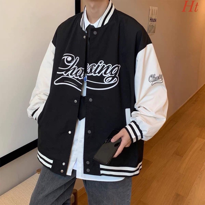 Áo bomber gió phối chasing H2A866