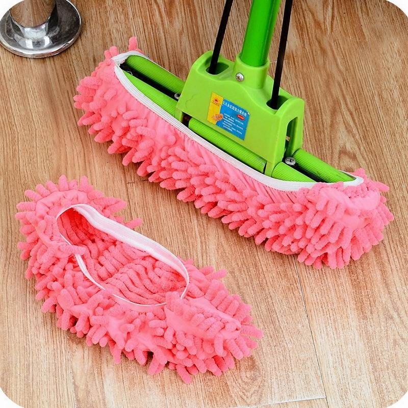 Đôi Giày Bông Lau Sàn Nhà Sợi Siêu Nhỏ SJHY0323 JP6
