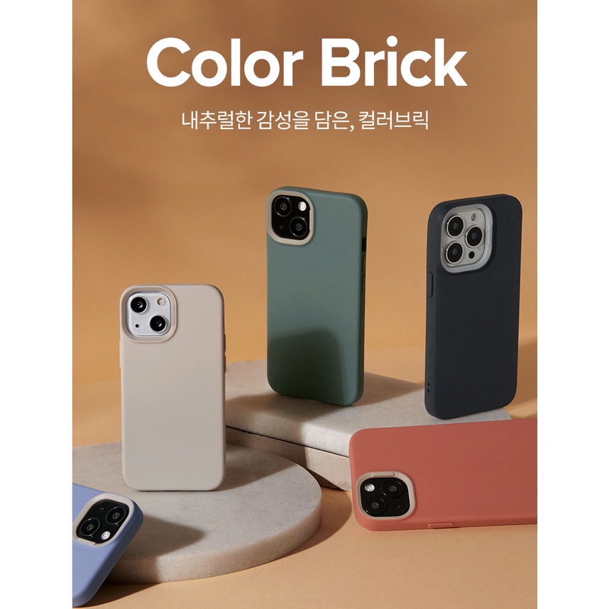 SPIGEN Ốp điện thoại hình viên gạch màu sắc cho iPhone 13 Pro Max mini