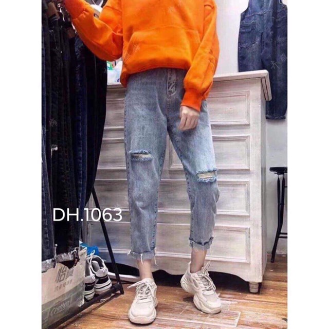 Quần baggy bò rách siêu chất DH927