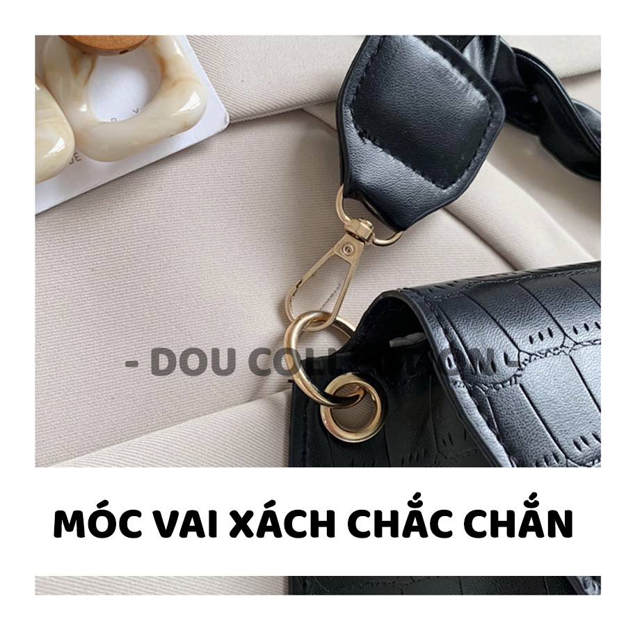 [NowShip2h] Túi Xách Đeo Vai Nữ Thời Trang Phối Dây Đeo Đan Chéo Sành Điệu - JACK.Danni - Mã XT012