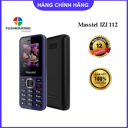 Điện Thoại 2 Sim Masstel Izi 125 chữ siêu to - Hàng chính hãng - BH 12 tháng | BigBuy360 - bigbuy360.vn