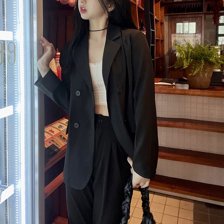 Áo khoác vest blazer nữ Form rộng dáng dài 2 lớp Thiết kế Hàn Quốc Blazer tay dài nữ đẹp Thời trang Cao cấp | WebRaoVat - webraovat.net.vn