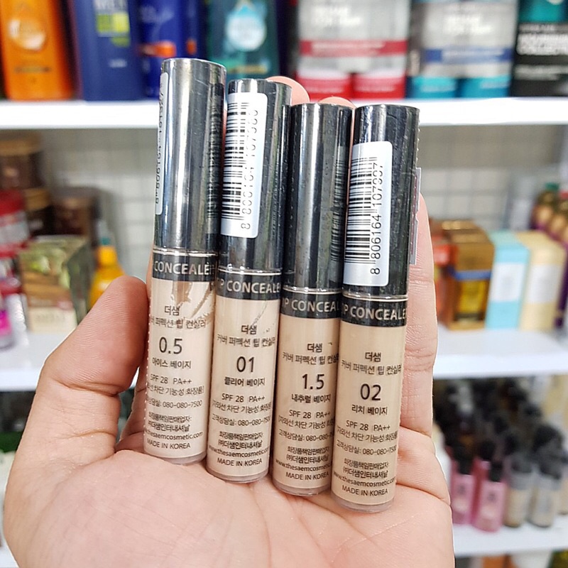 Kem Che khuyết điểm The Saem Cover Tip Perfection Concealer SPF28 PA++ | BigBuy360 - bigbuy360.vn