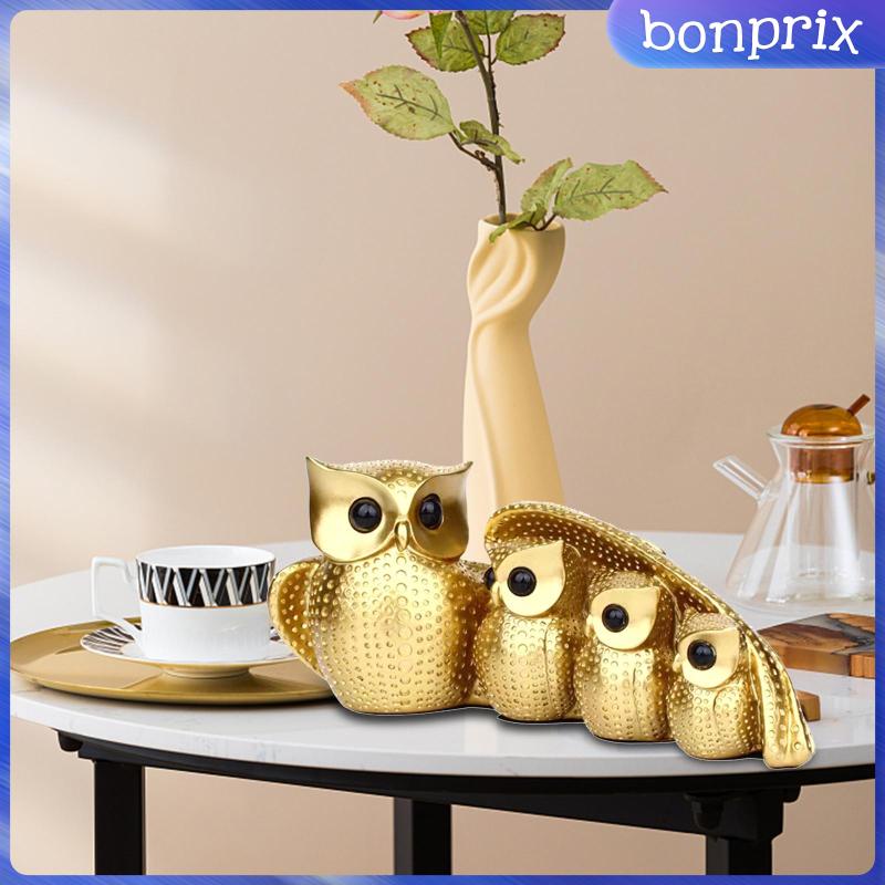 Mô Hình Chim Cú Bằng Nhựa Resin Trang Trí Nhà Cửa / Văn Phòng