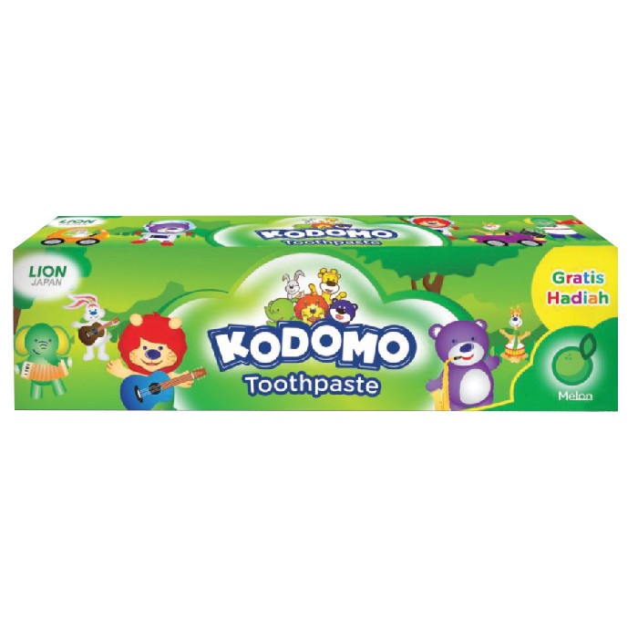 Kem Đánh Răng Cho Bé Nuốt Được, Kem Đánh Răng Trẻ Em Kodomo Trọng Lượng 45g