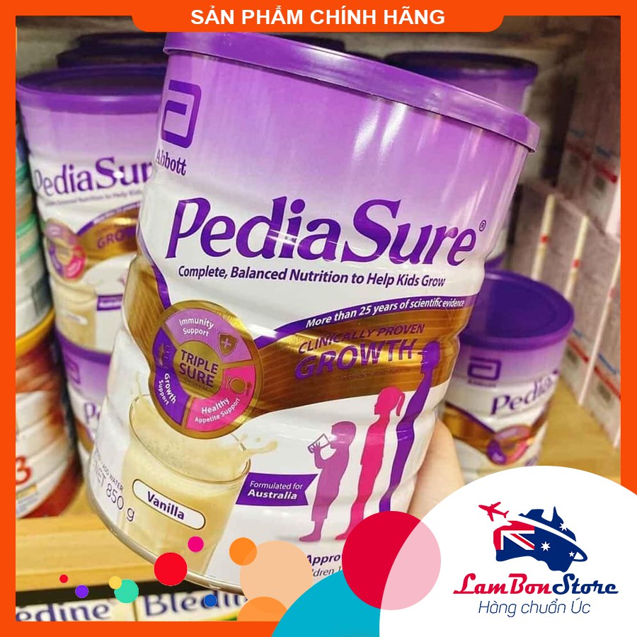 Sữa Pediasure Úc 850g nắp tím (Date xa)