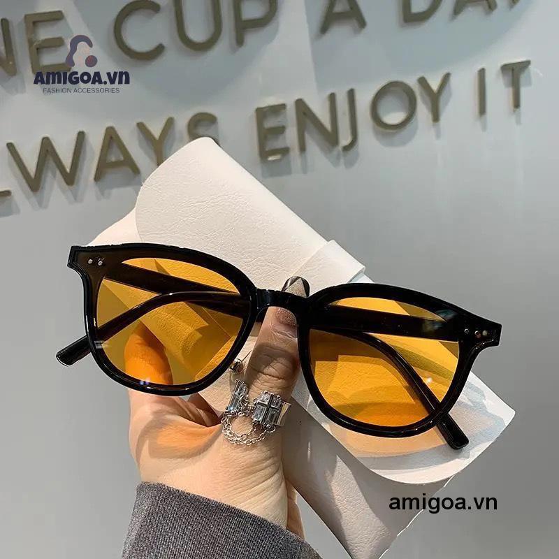 ✨✨Mắt kính râm chữ V gọng nhỏ nhiều màu,kính mát teen nam nữ Hàn Quốc thời trang