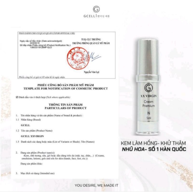 Hồng Nhũ Hoa GCell  XXVirgin | BigBuy360 - bigbuy360.vn