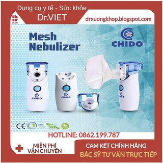 Máy Xông Mũi Họng cho bé Chido cao cấp Nhật Bản Hỗ trợ bệnh đường hô hấp: viêm mũi, viêm họng, viêm phế quản, hen suyễn