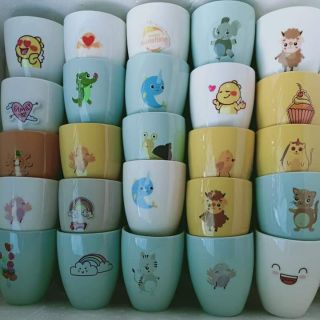 Chậu ly cao 10cm rộng 8cm có khoan lỗ