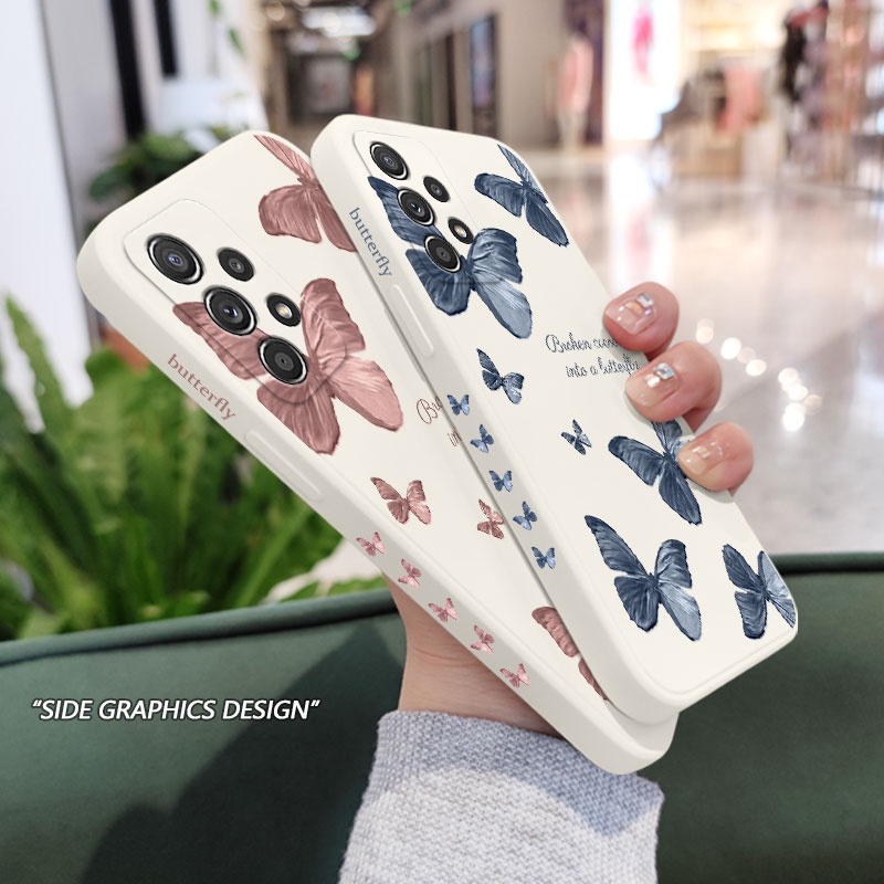 Ốp Điện Thoại Cảm Giác Chạm Thoải Mái Cho Samsung Galaxy A72 A52 A52S A42 A32 4G 5G