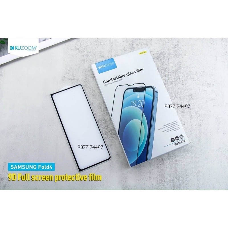 Kính cường lực Kuzoom Cho Samsung Z Fold 4 5G, Z Fold 5 Full màn hình bảo vệ máy