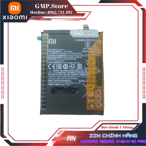 Pin Zin Chính Hãng Xiaomi Redmi K40 / K40 Pro Chất Lượng Tốt