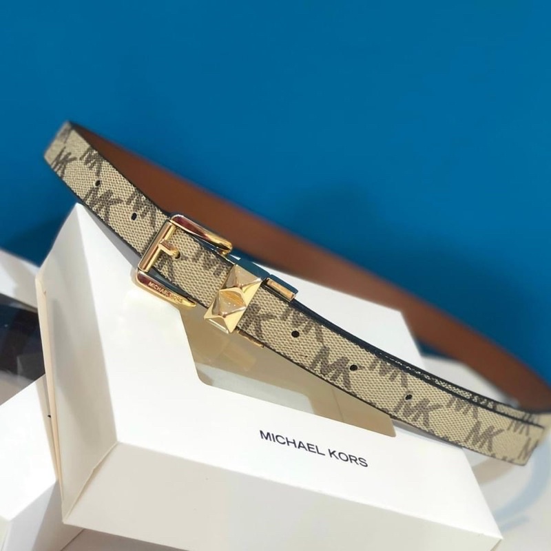 TNS - Thắt lưng nữ bản 2cm dùng 2 mặt M••K