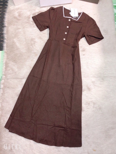 Đầm nâu new tag