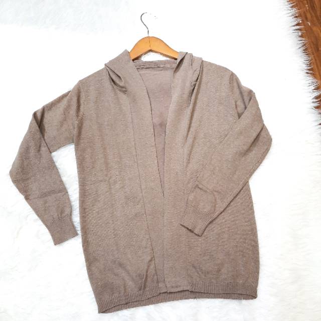 Áo Khoác Cardigan Dáng Dài Màu Trơn Nhập Khẩu Hiệu Zara Cho Nữ