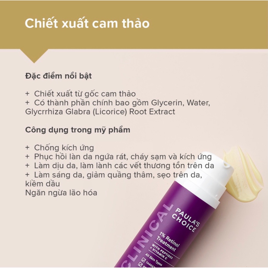 Kem dưỡng trắng da chống lão chuyên sâu 1% Retinol Paula’s Choice TM06