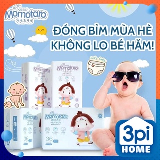 [Tặng mã]Bỉm tã dán/quần MOMOTARO size S56/M48/M46/L42/XL39/XXL36/XXXL35 mềm mịn chống tràn chống hăm cho bé