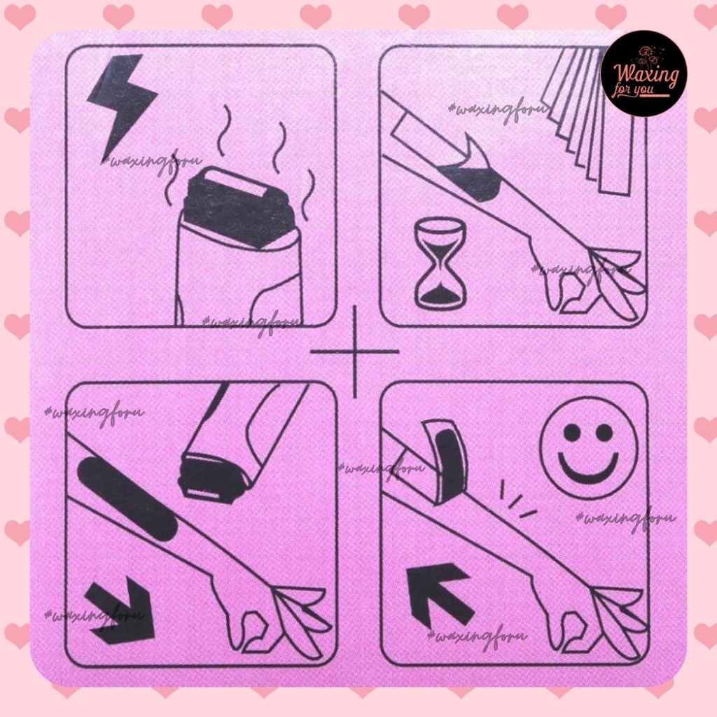 MÁY WAX LÔNG NÓNG - THANH LĂN TẨY LÔNG KHÔNG ĐAU - MÁY CẦM TAY SẠCH LÔNG  ❤️Freeship❤️siêu tiện lợi