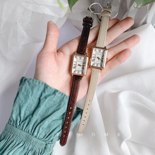 SALE Đồng hồ nữ dây da BOLUN chính hãng mặt cổ điển - Tặng hộp + Pin