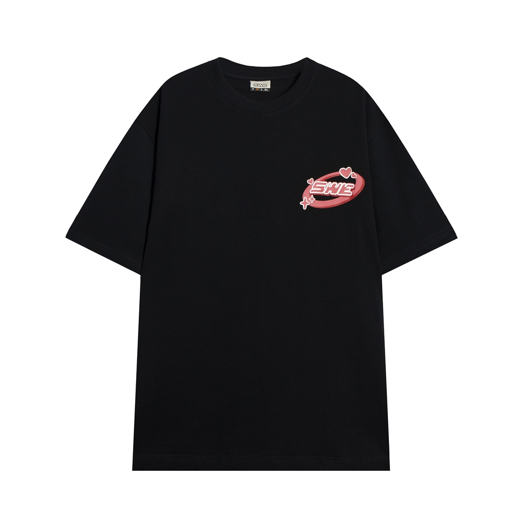 Áo thun nam nữ in hình nổi 3D SWE SIRIMIRI TEE cotton thoáng mát, dày dặn