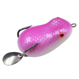1 Mồi Ếch Giả Câu Cá Mềm Dạ Quang 4.5cm 7g