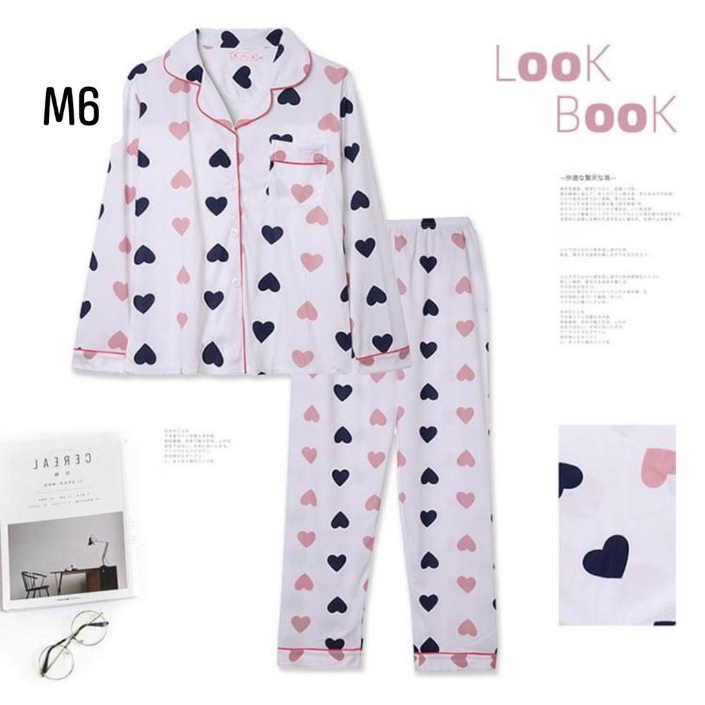 Bộ đồ ngủ nữ mặc nhà thu đông pijama cotton sữa Look Book hàng Quảng Châu cao cấp XIAOMIMI TQ6666F