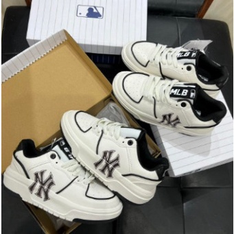 Giày Sport MLB Chunky Liner NY đen phối trắng giới tính Hàng SC Fullbox  G3