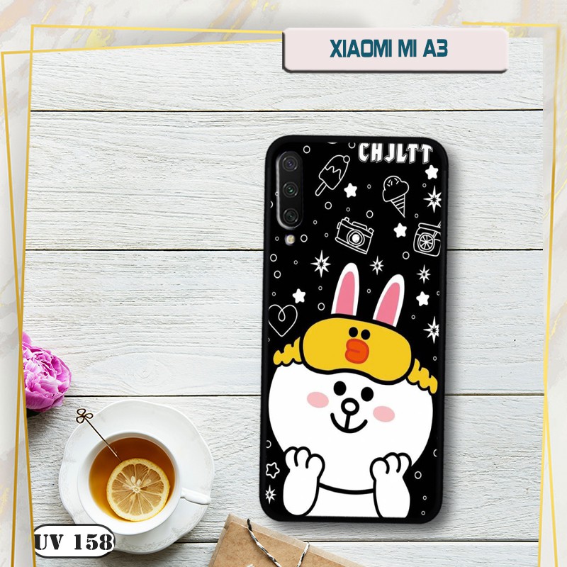 Ốp lưng nhám Xiaomi Mi A3 - in hình