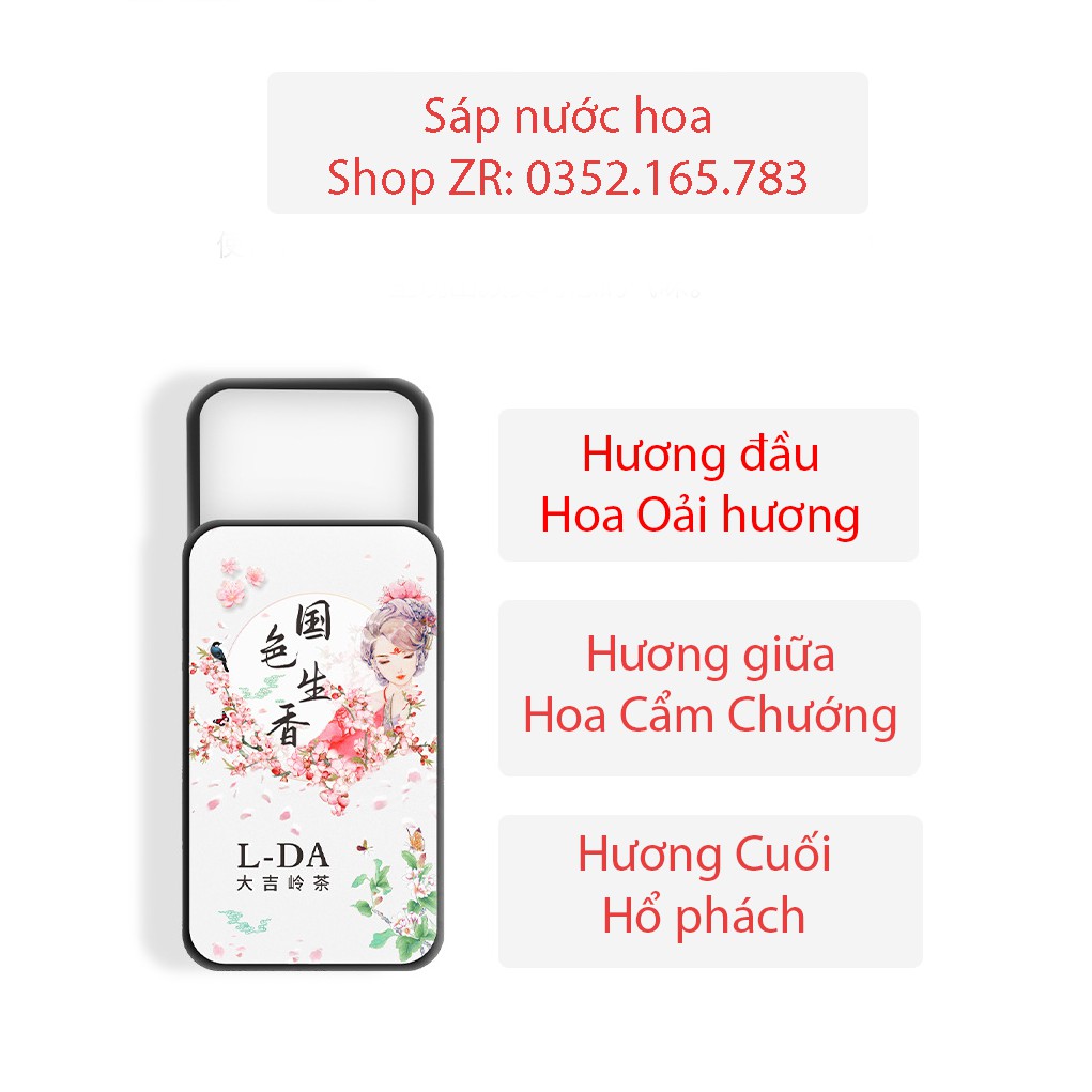 Nước hoa dạng sáp lâu trôi dành cho nam và nữ