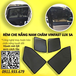 🔥hcm- rèm che nắng nam châm xe vinfast lux sa-bộ 4 tấm có khay rèm