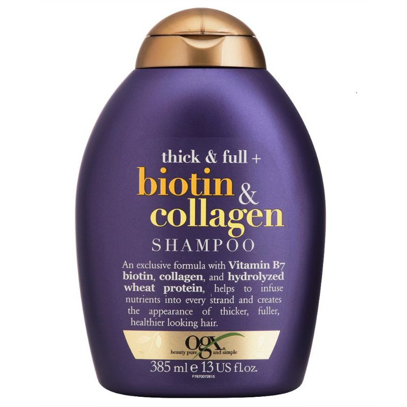 Dầu gội đầu và dầu xả OGX Thick & full + biotin & collagen 385ml