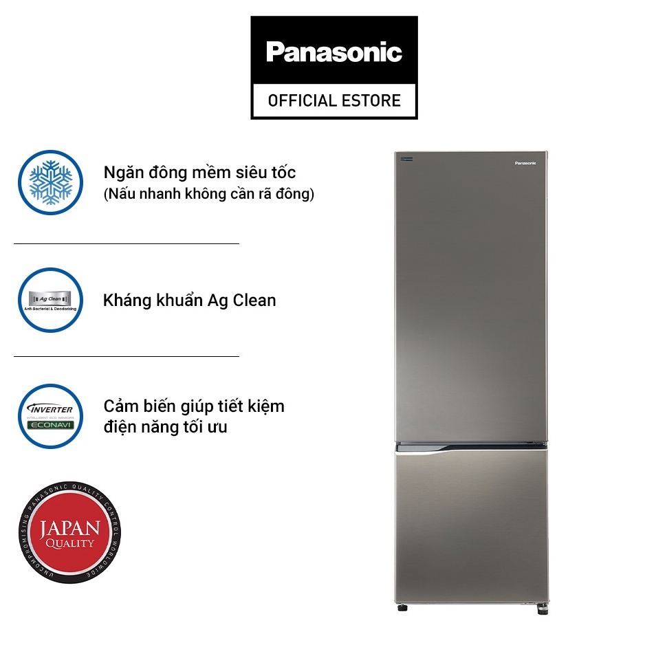 [Chỉ Giao Tại HCM] - Tủ Lạnh 2 Cánh Panasonic 322 Lít NR-BV360QSVN - Hàng Chính Hãng