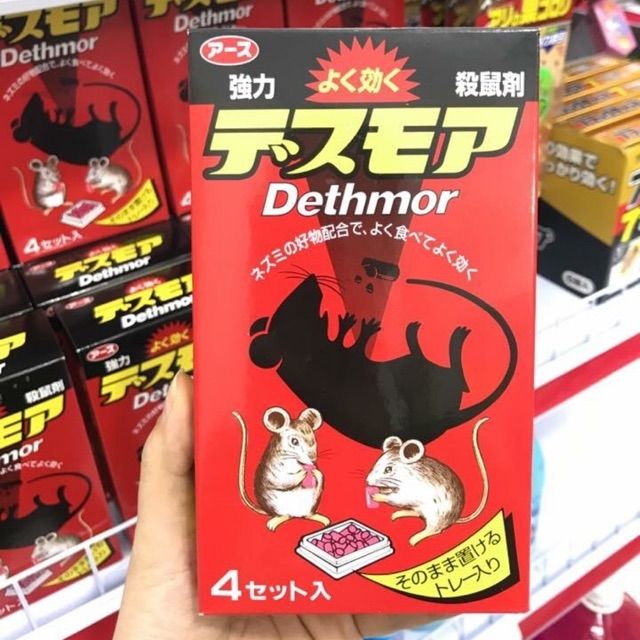Thuốc diệt chuột Dethmor hàng nội địa nhật dạng viên