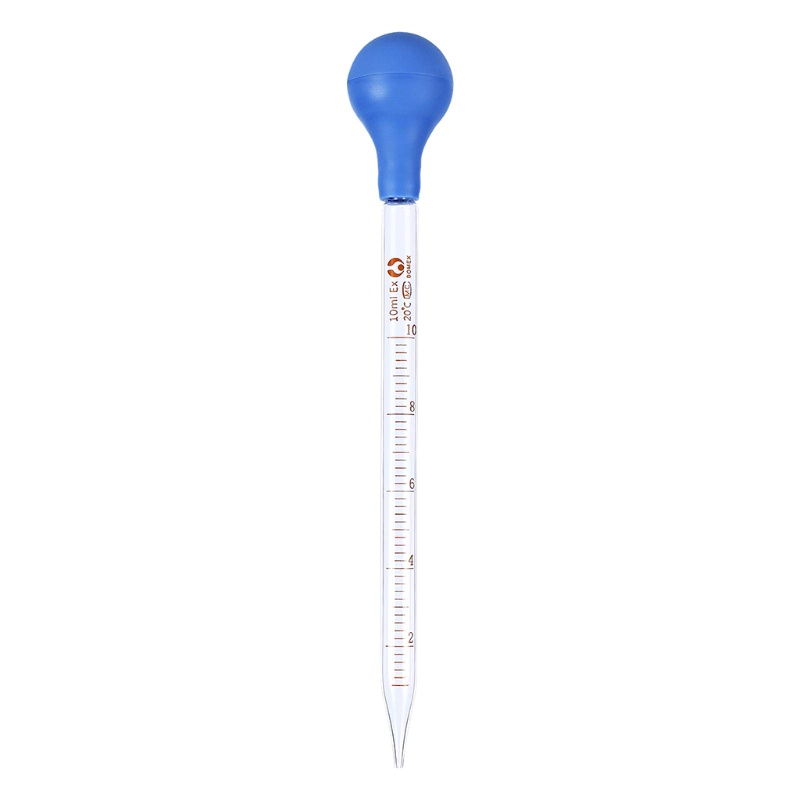 Ống Nhỏ Giọt Thủy Tinh 0.5ml 1ml 2ml 3ml 5ml 10ml Có Nắp Cao Su