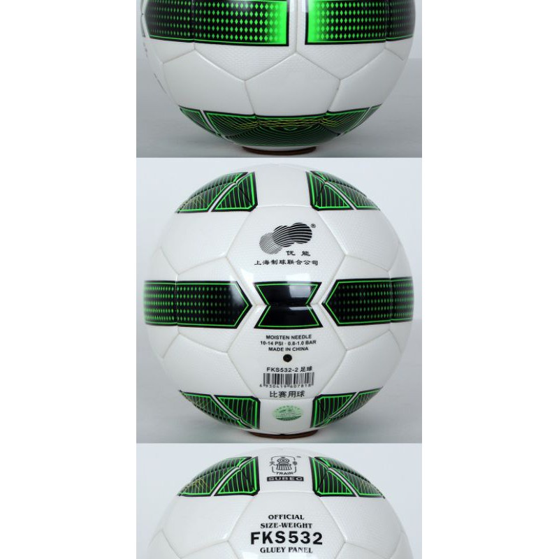 Quả bóng đá thi đấu số 5 tiêu chuẩn  hiệu SUBEC bóng size 5 fifa