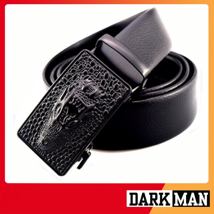 Thắt lưng nam mặt cá sấu, thắt lưng nam cao cấp khóa tự động TLN012