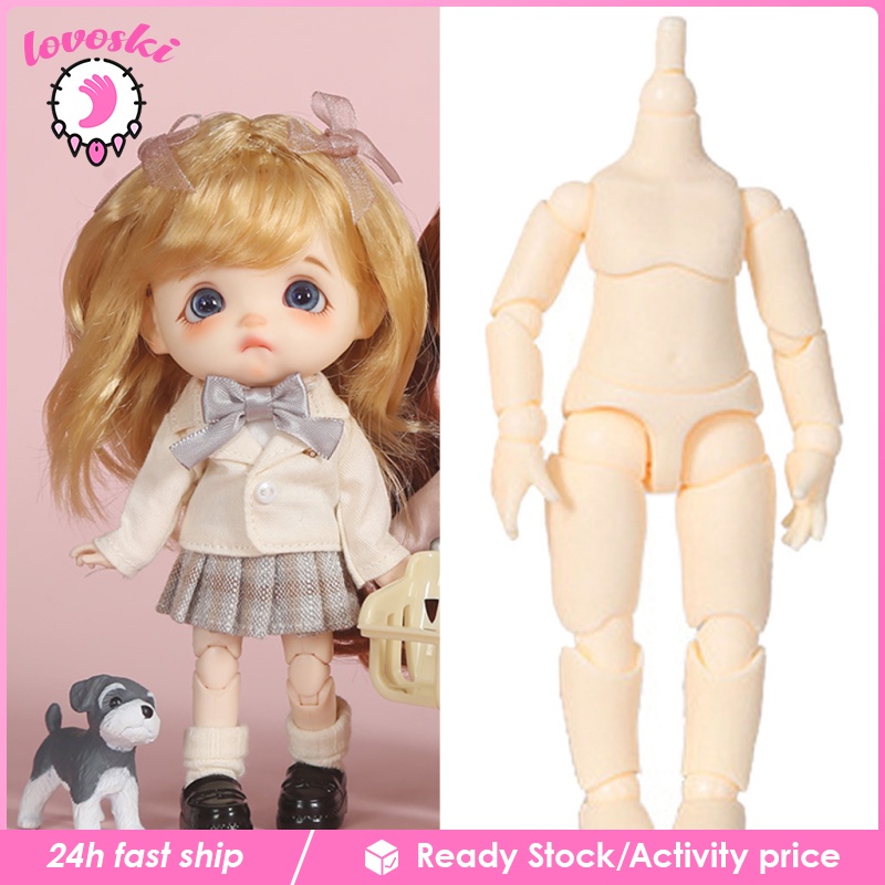 Mô Hình Búp Bê BJD 13 Khớp Nối Kèm Tay Cầm Tỉ Lệ 1 / 12